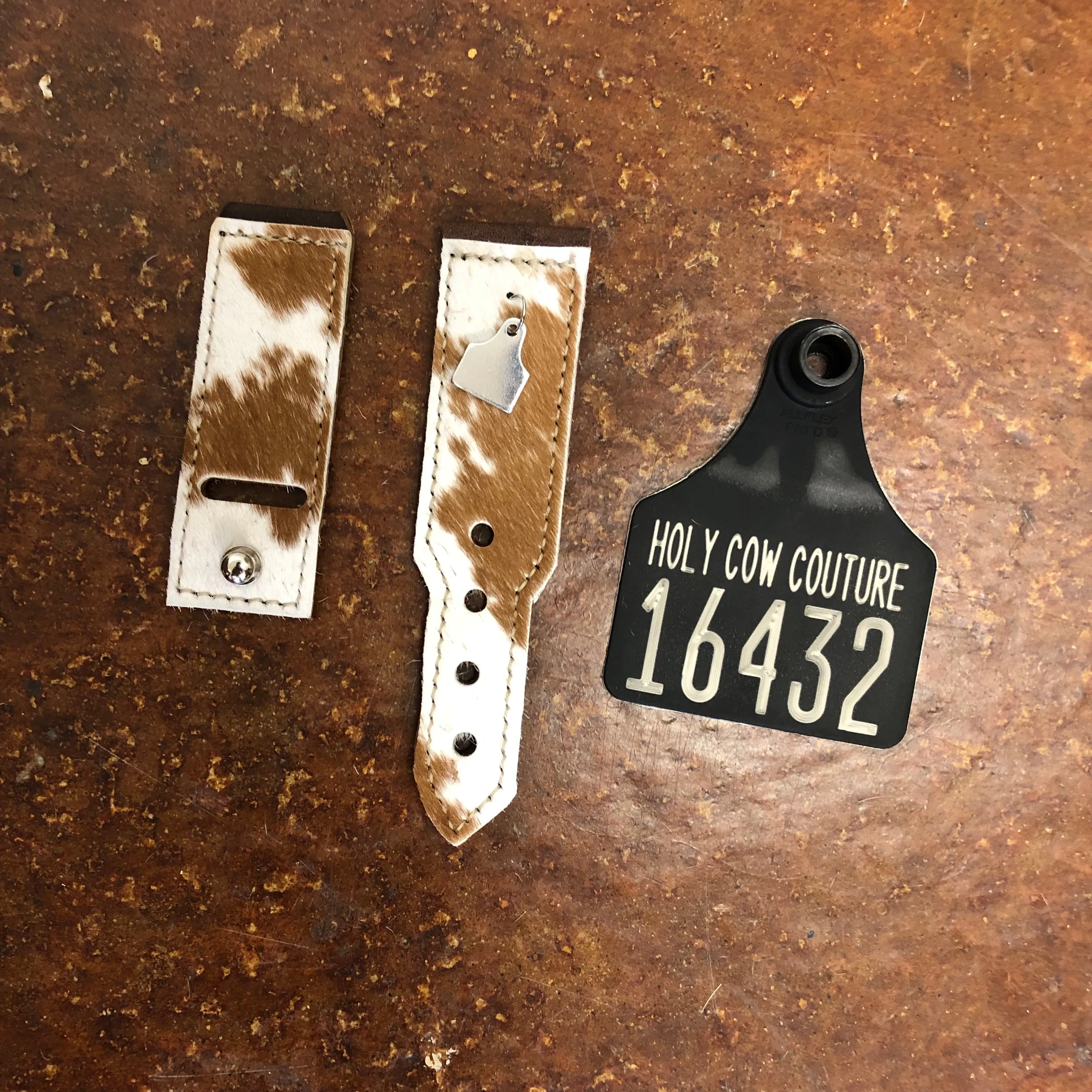 Calf Cowhide Apple Watch Band - Small #16432