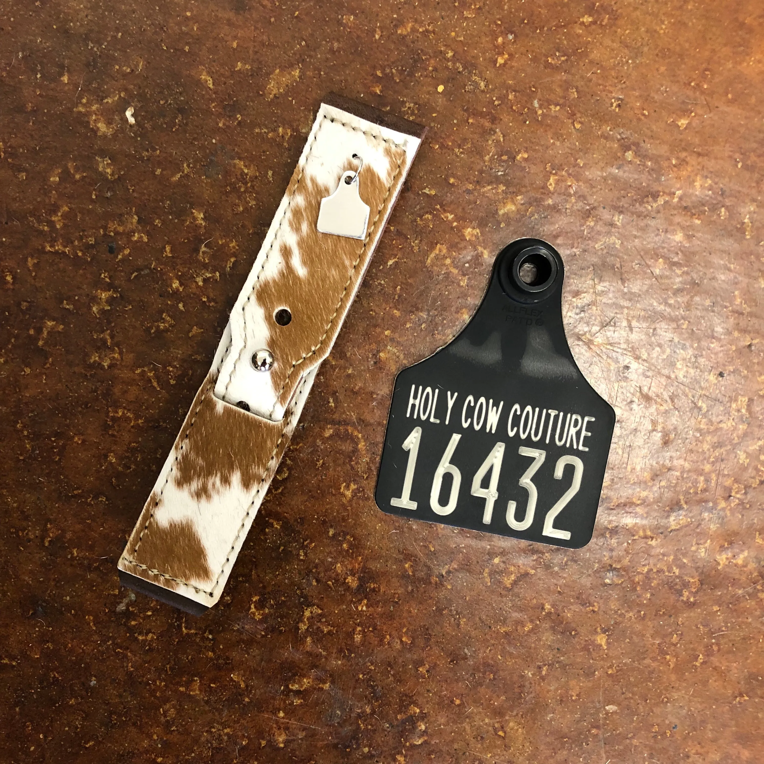 Calf Cowhide Apple Watch Band - Small #16432