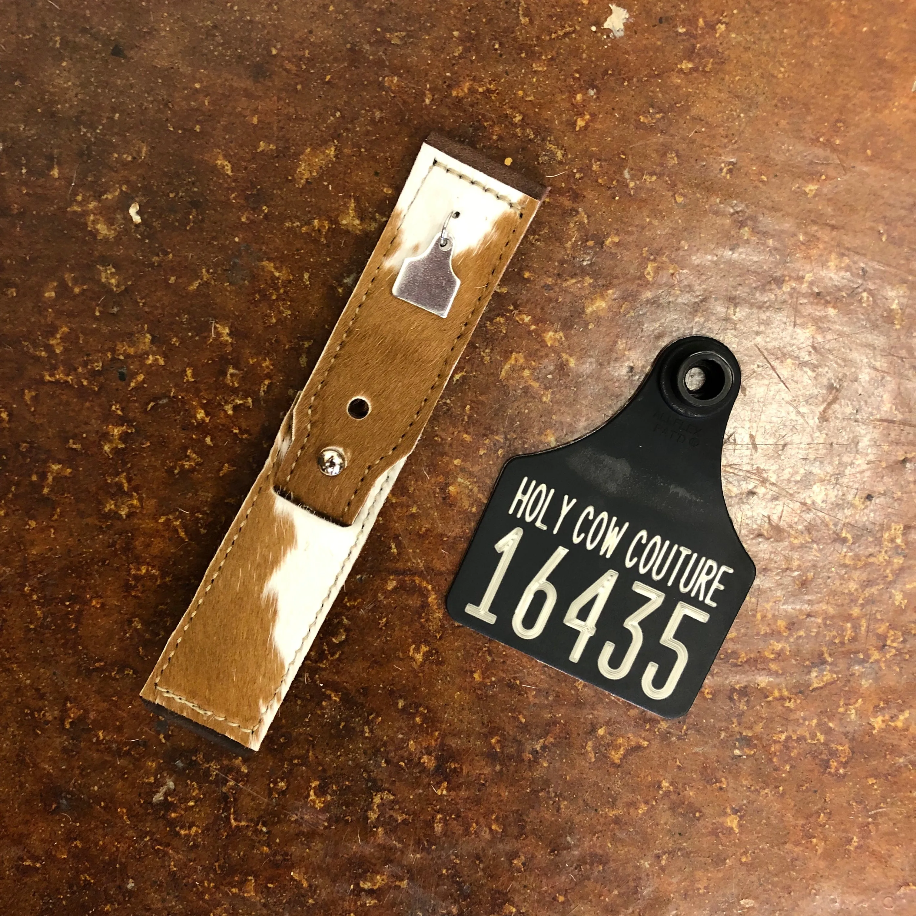 Calf Cowhide Apple Watch Band - Small #16435
