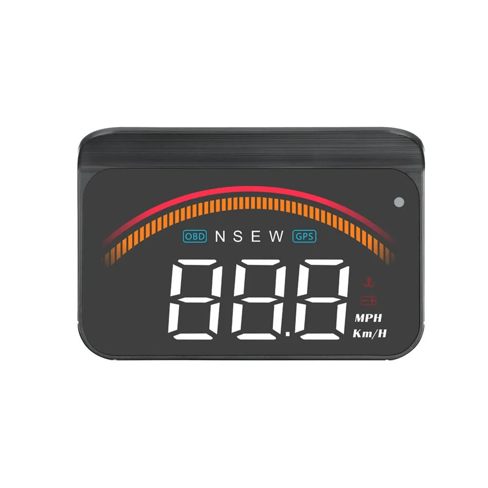 Car Hud Head-up Display Universal Obd Wireless Display HD Alarm