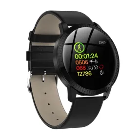 CF18 1.22-Inch Color Display Waterproof Bluetooth Smartwatch with Heart Rate & Blood Pressure Monitoring, Call & Sleep Alerts