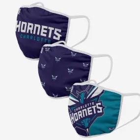 Charlotte Hornets 3 Pack Face Cover