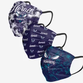 Charlotte Hornets Womens Matchday 3 Pack Face Cover