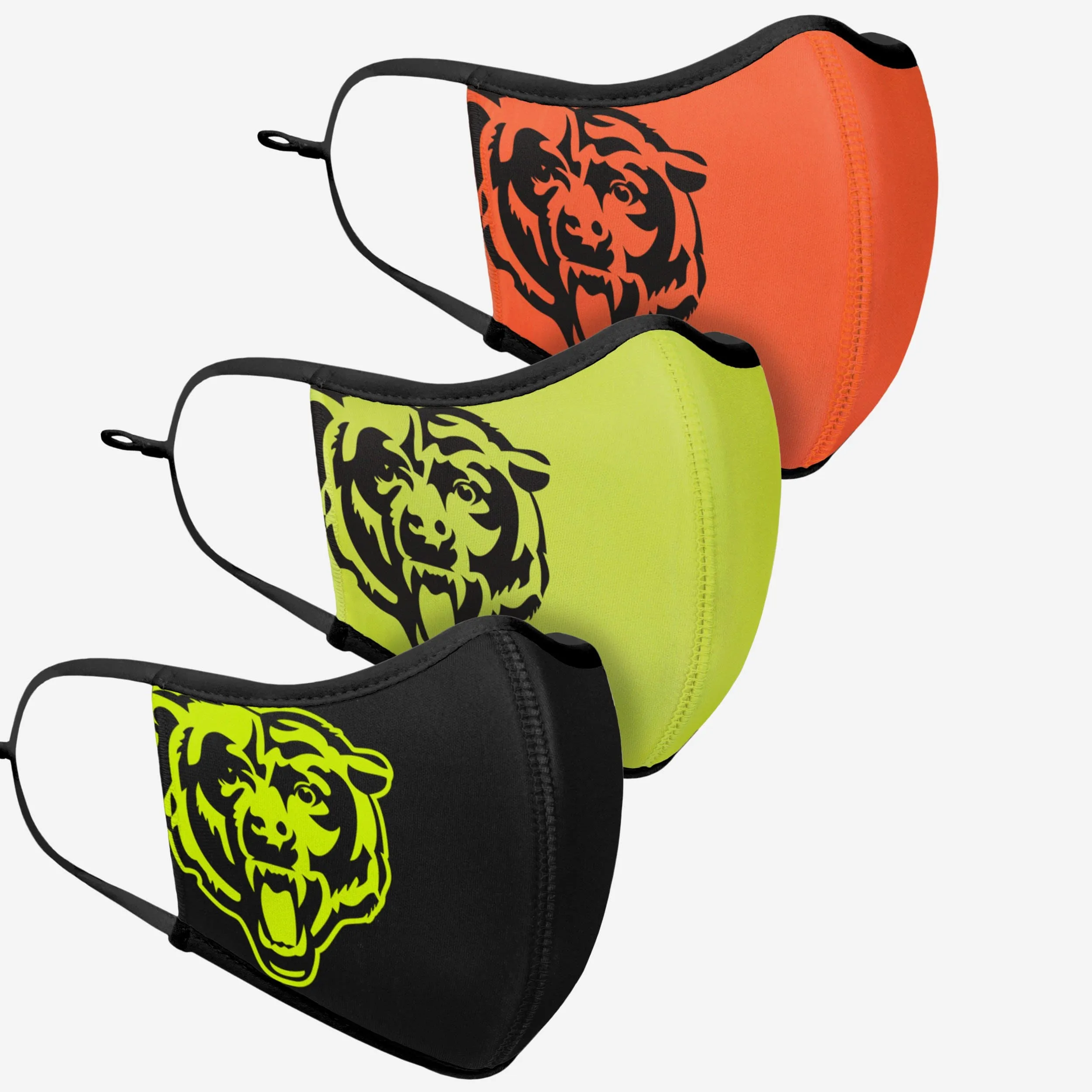 Chicago Bears Highlights Sport 3 Pack Face Cover