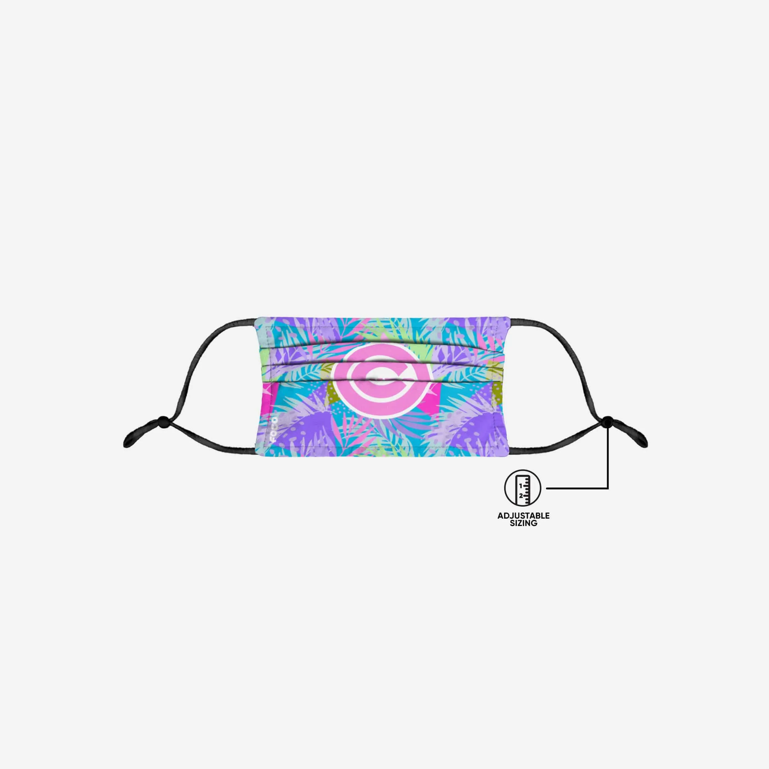 Chicago Cubs Neon Floral 3 Pack Face Cover