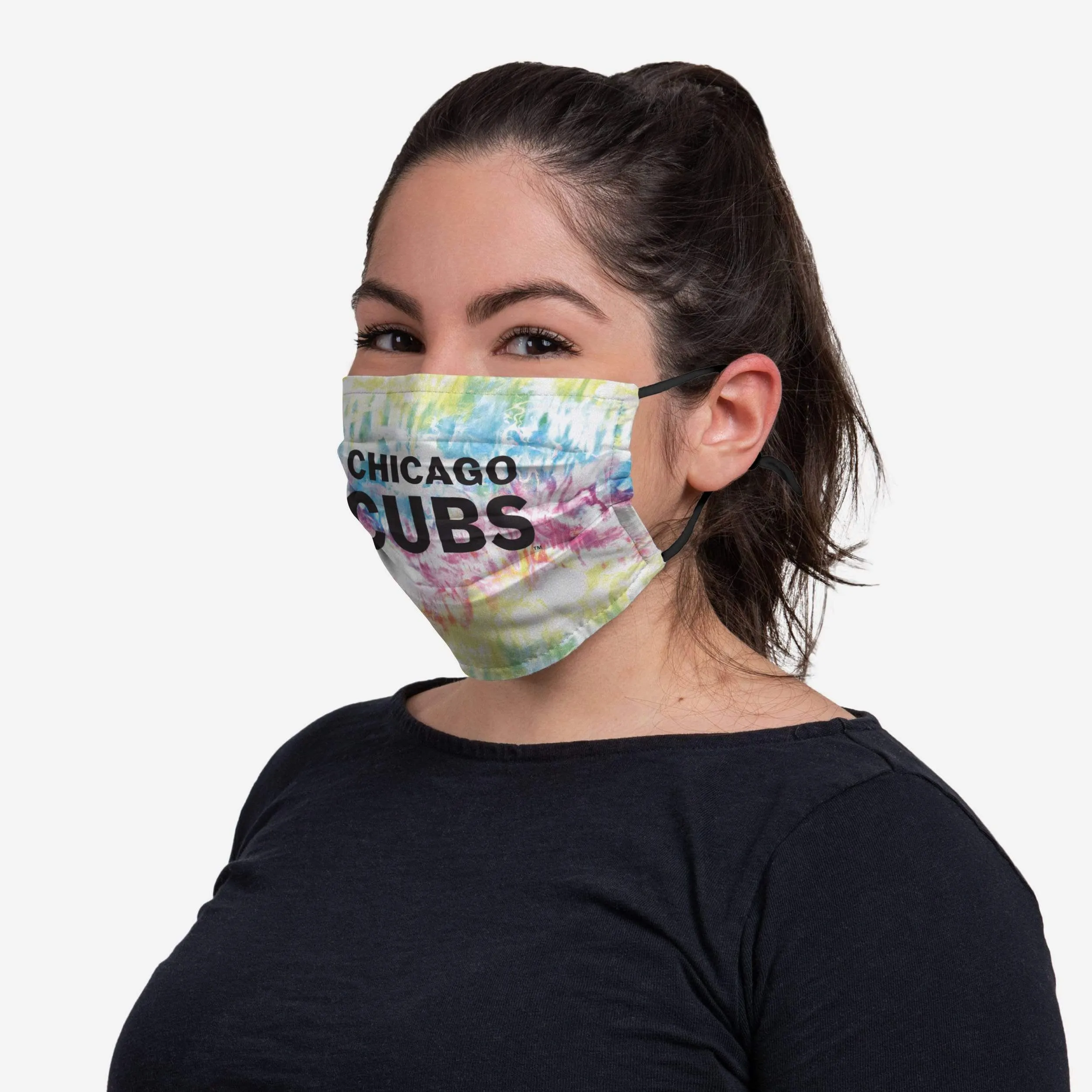 Chicago Cubs Neon Floral 3 Pack Face Cover
