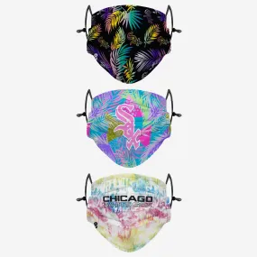 Chicago White Sox Neon Floral 3 Pack Face Cover