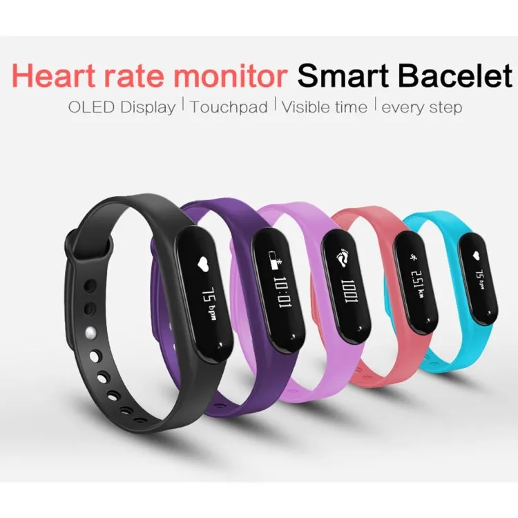 CHIGU C6 Bluetooth Fitness Tracker with 0.69" OLED Screen - Heart Rate Monitoring, Pedometer, Call Alerts, Sleep Tracker, Sedentary Alerts, Alarm, Anti-lost Feature - Works with Android & iOS