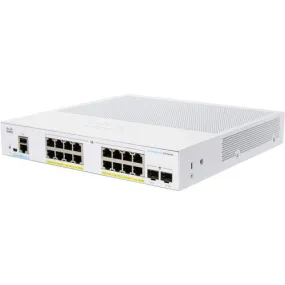 Cisco CBS250-16P-2G 16-Port Gigabit Ethernet PoE  Compliant Smart Switch with SFP