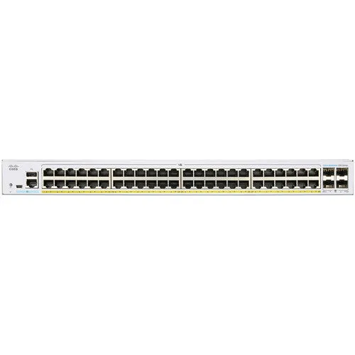 Cisco CBS250-48P-4X 48-Port Gigabit Ethernet PoE  Compliant Smart Switch with SFP