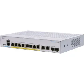 Cisco CBS250-8FP-E-2G 8-Port Gigabit PoE  Compliant Managed Switch with SFP/RJ45 Combo (120W)