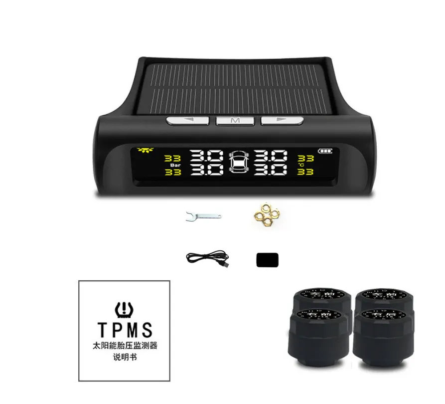 Color: Black, style: External - Tire Pressure Monitoring System