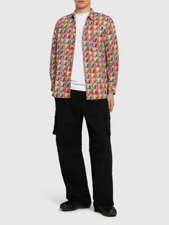 Comme des Garçons Shirt   Andy Warhol printed cotton poplin shirt 