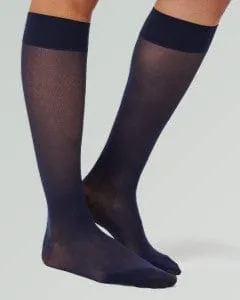 Compression Knee-Highs Socks | Navy
