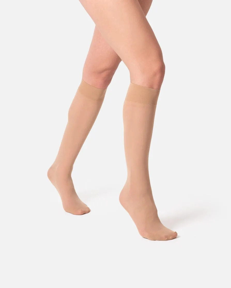 Compression Knee-Highs Socks | Nude Vivid