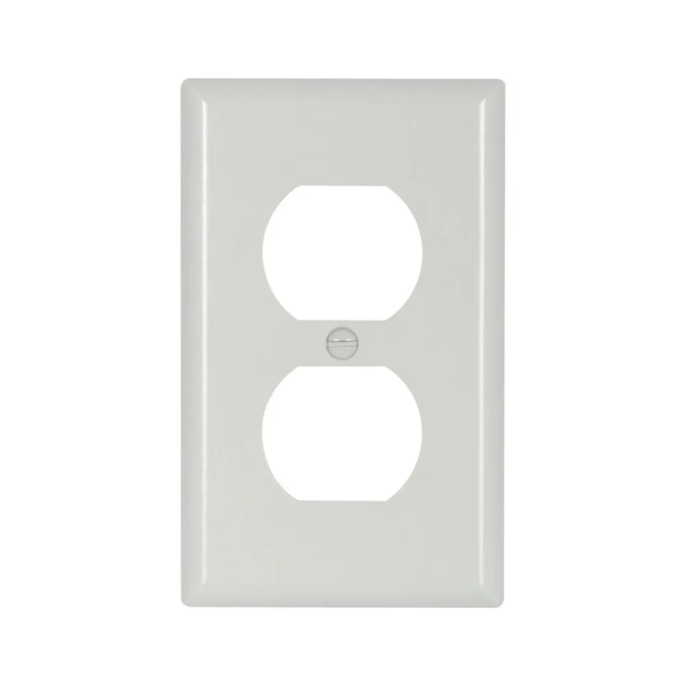 Cooper Wiring Devices Duplex receptacle Wallplate, White
