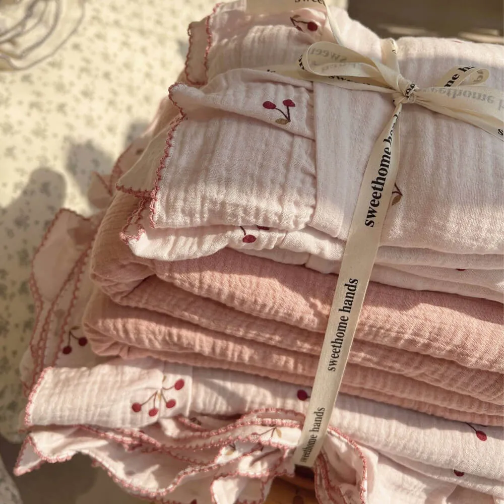 Cotton Muslin Toddler Duvet Cover and Sham