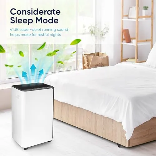CUQOO 20L Dehumidifier for Home Damp  Quiet Dehumidifier