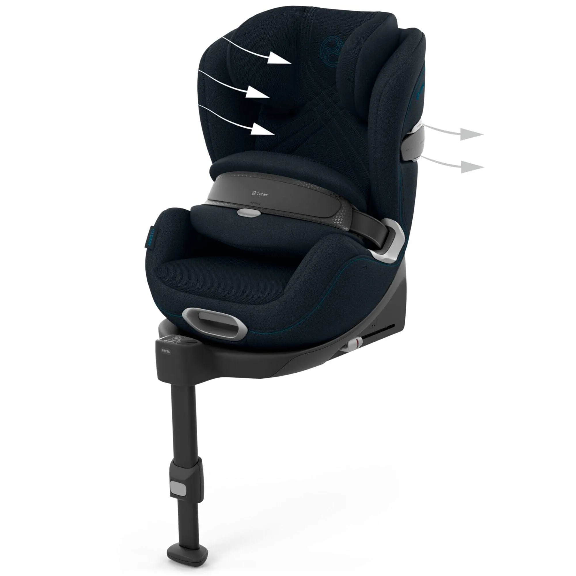 Cybex Anoris T2 i-Size Plus Car Seat in Nautical Blue