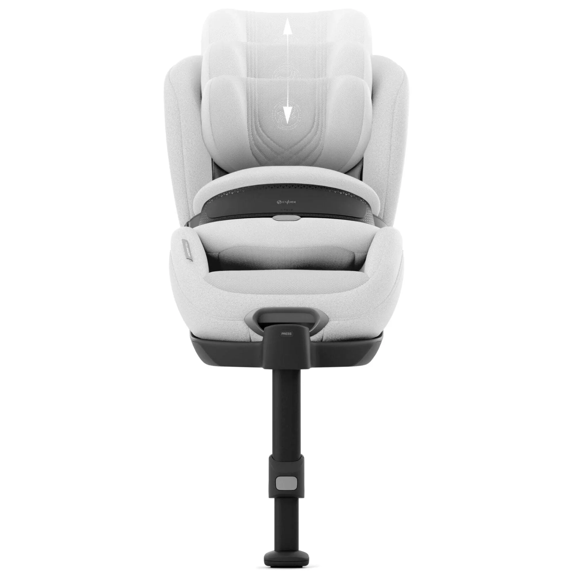 Cybex Anoris T2 i-Size Plus Car Seat in Platinum White