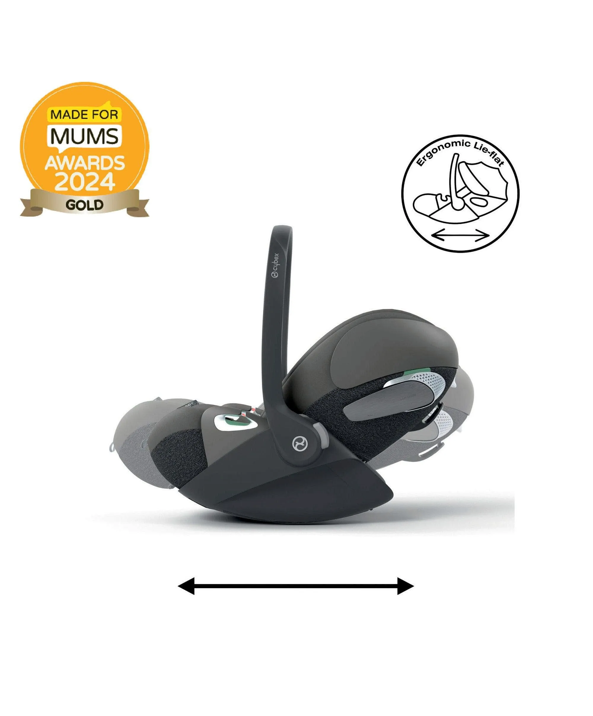 CYBEX Cloud T i-Size Rotating Baby Car Seat - Mirage Grey