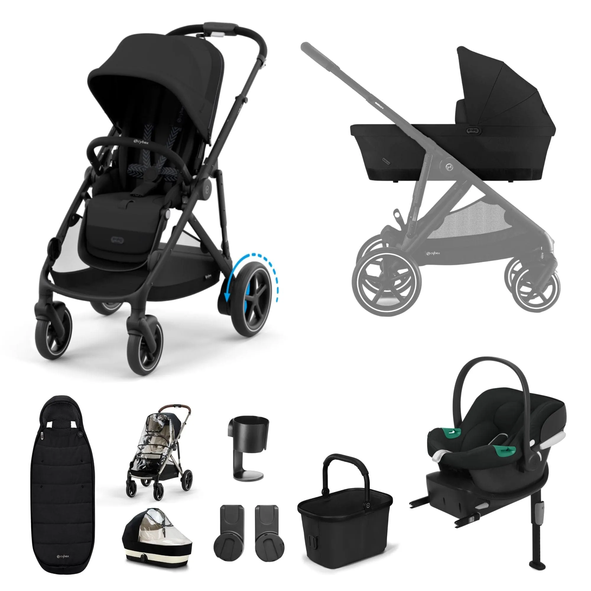 Cybex eGazelle S Comfort Kit - Moon Black