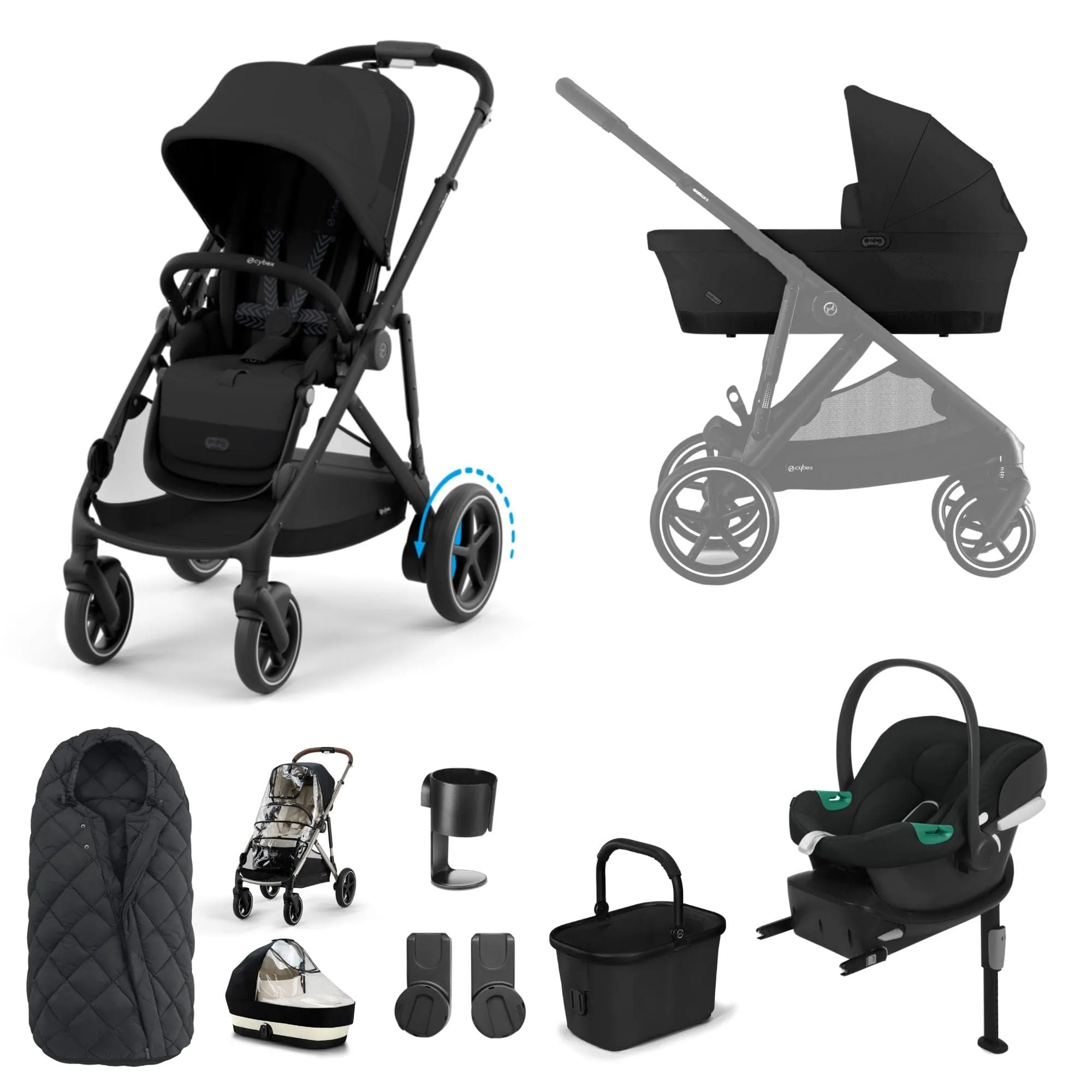 Cybex eGazelle S Comfort Kit - Moon Black
