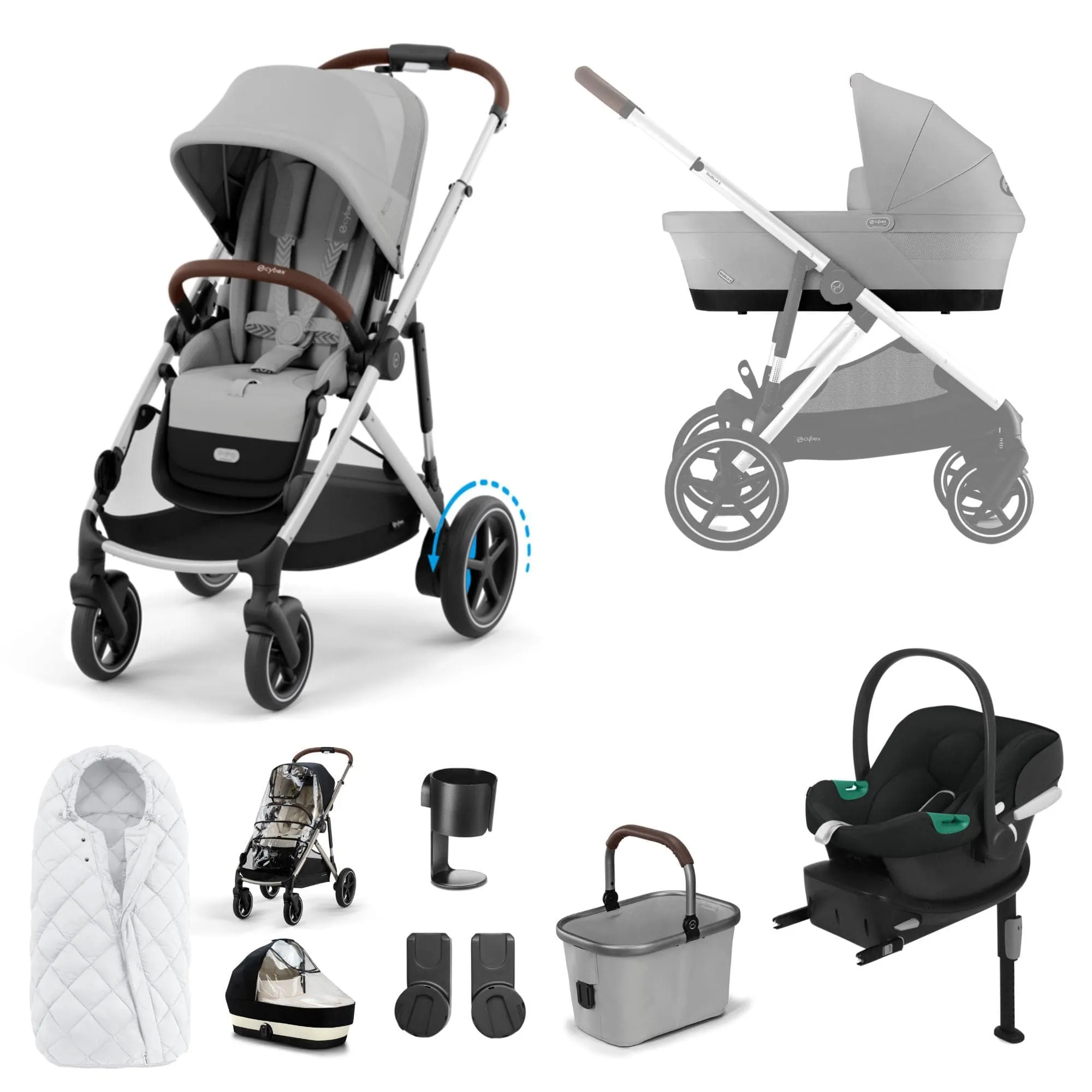 Cybex eGazelle S Comfort Kit - Stone Grey