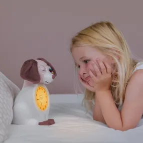 Davy The Dog - Sleep Trainer, Nightlight, Alarm Clock - Pink