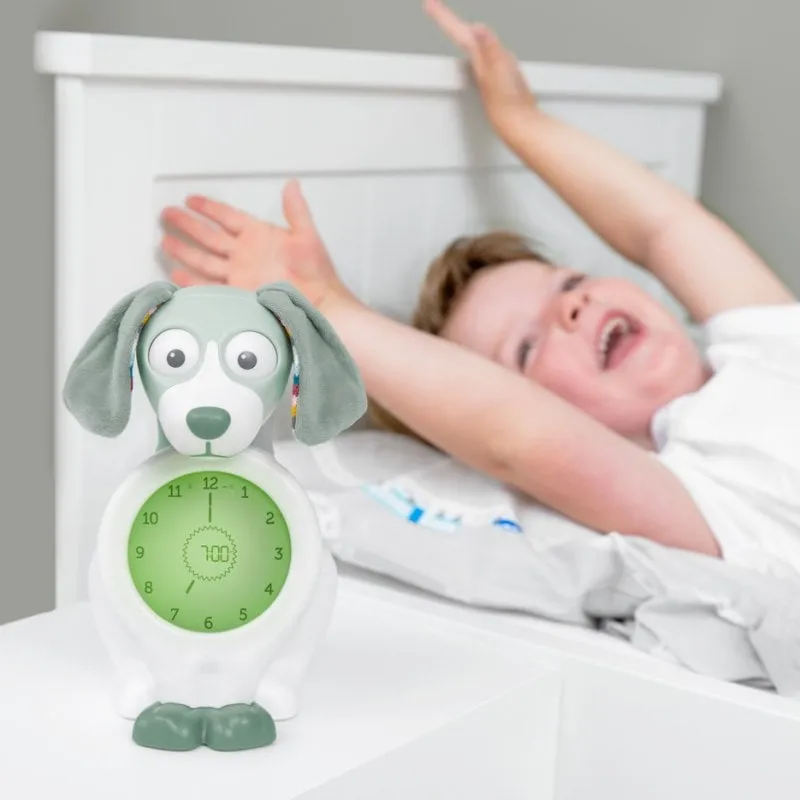 Davy The Dog - Sleep Trainer, Nightlight, Alarm Clock - Pink