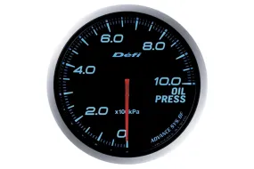 Defi Link Advance BF Oil Pressure Meter - Blue ##591161071