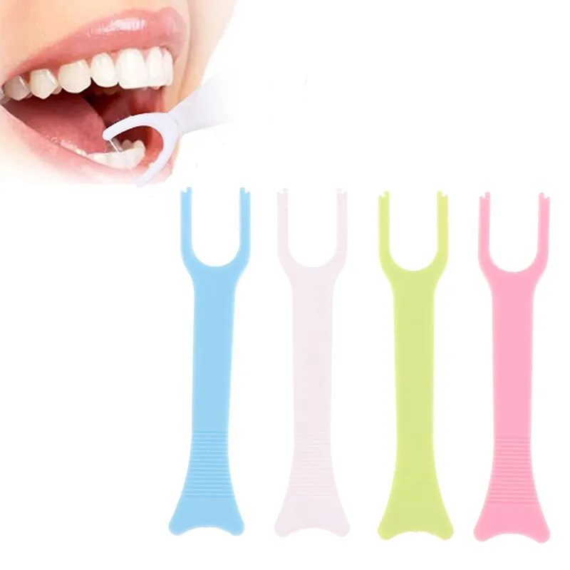 Dental Floss Holder Aid Oral Hygiene Toothpicks Holder Interdental Teeth Cleaner 0ral irrigator