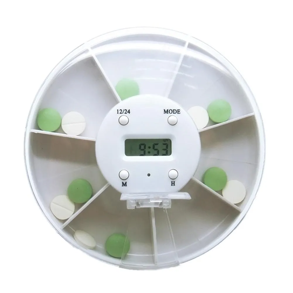 Digital Pill Box w/Reminder Alarm Clock