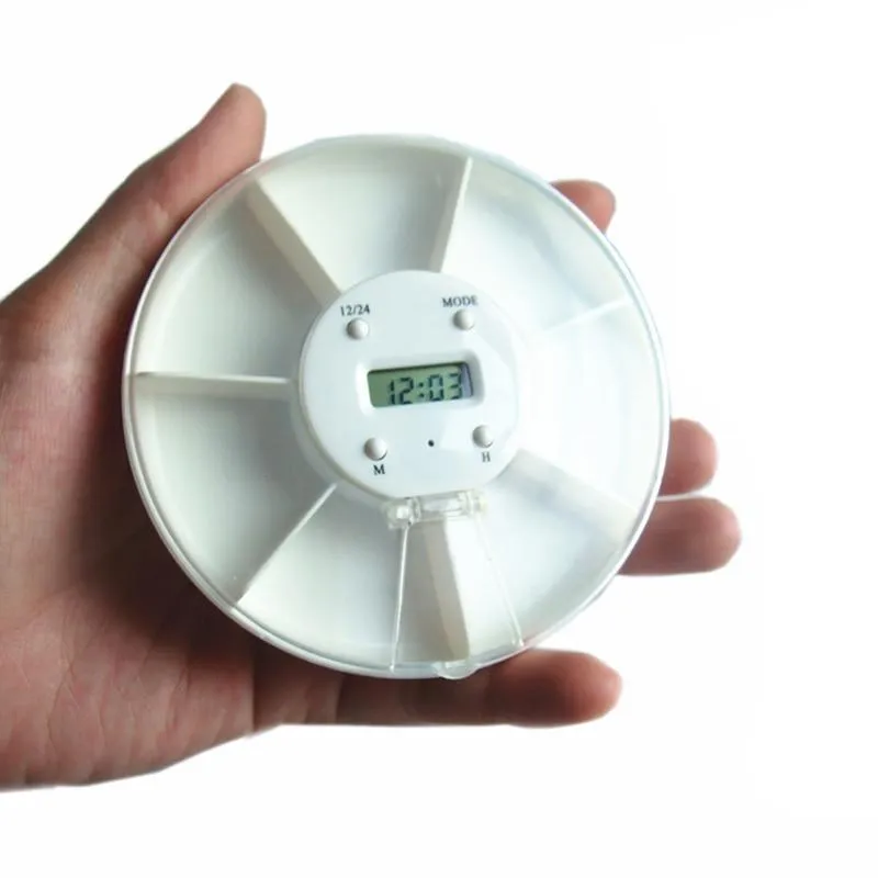 Digital Pill Box w/Reminder Alarm Clock