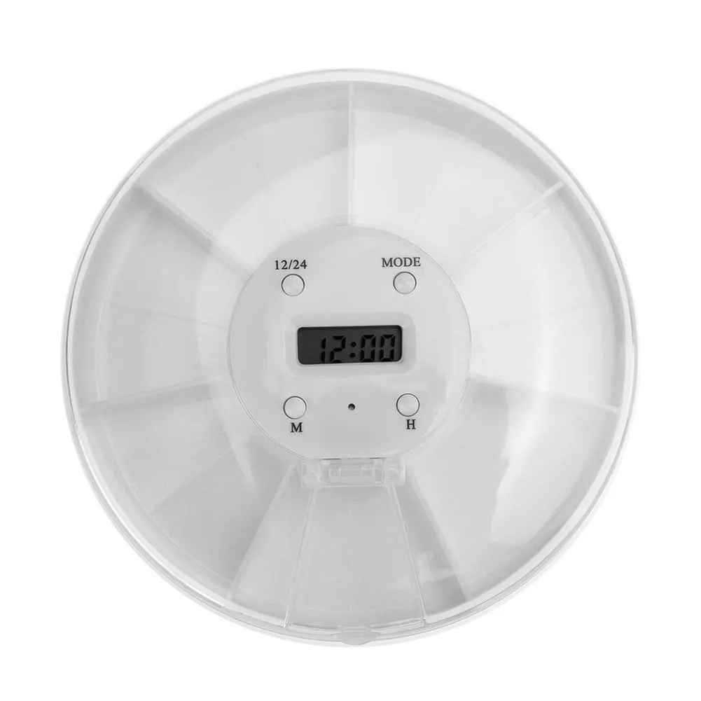 Digital Pill Box w/Reminder Alarm Clock