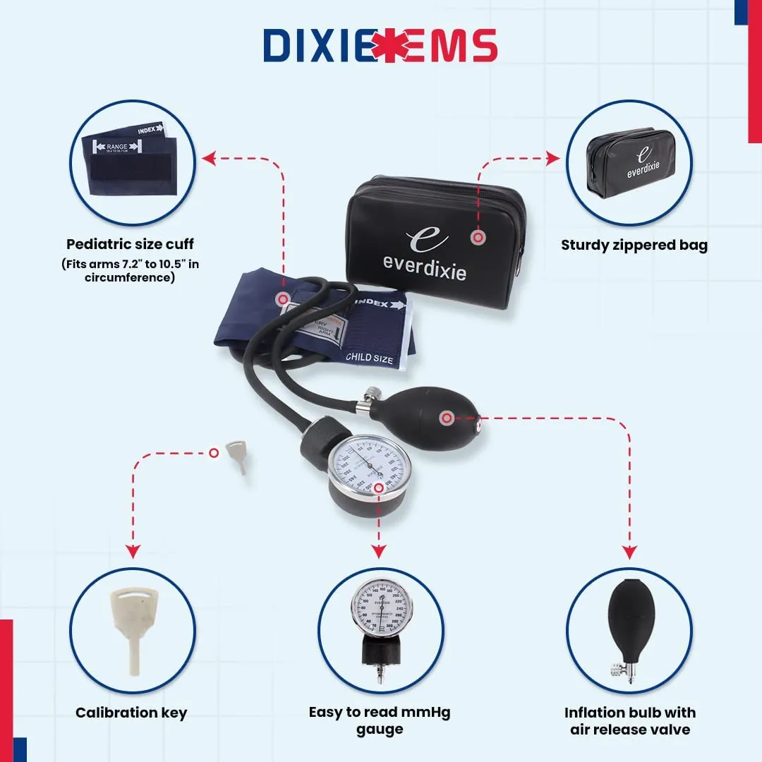 Dixie EMS Aneroid Sphygmomanometer Blood Pressure Cuff