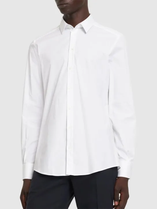 Dolce&amp;Gabbana   Stretch cotton poplin shirt 