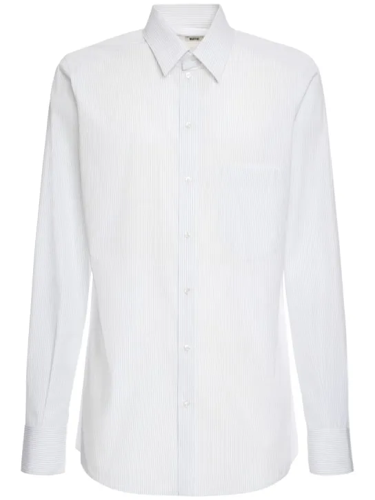 Dolce&amp;Gabbana   Striped cotton poplin shirt 
