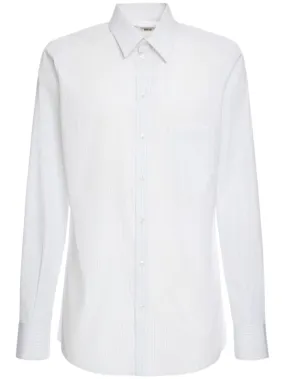 Dolce&amp;Gabbana   Striped cotton poplin shirt 