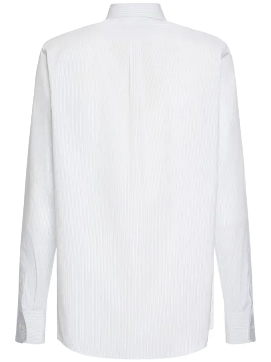 Dolce&amp;Gabbana   Striped cotton poplin shirt 