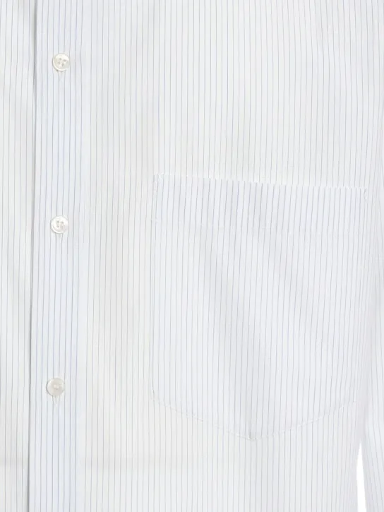 Dolce&amp;Gabbana   Striped cotton poplin shirt 