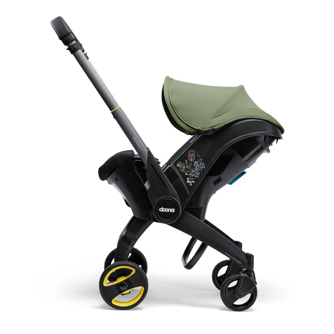 Doona i Infant Car Seat Stroller & i Isofix Base Desert Green