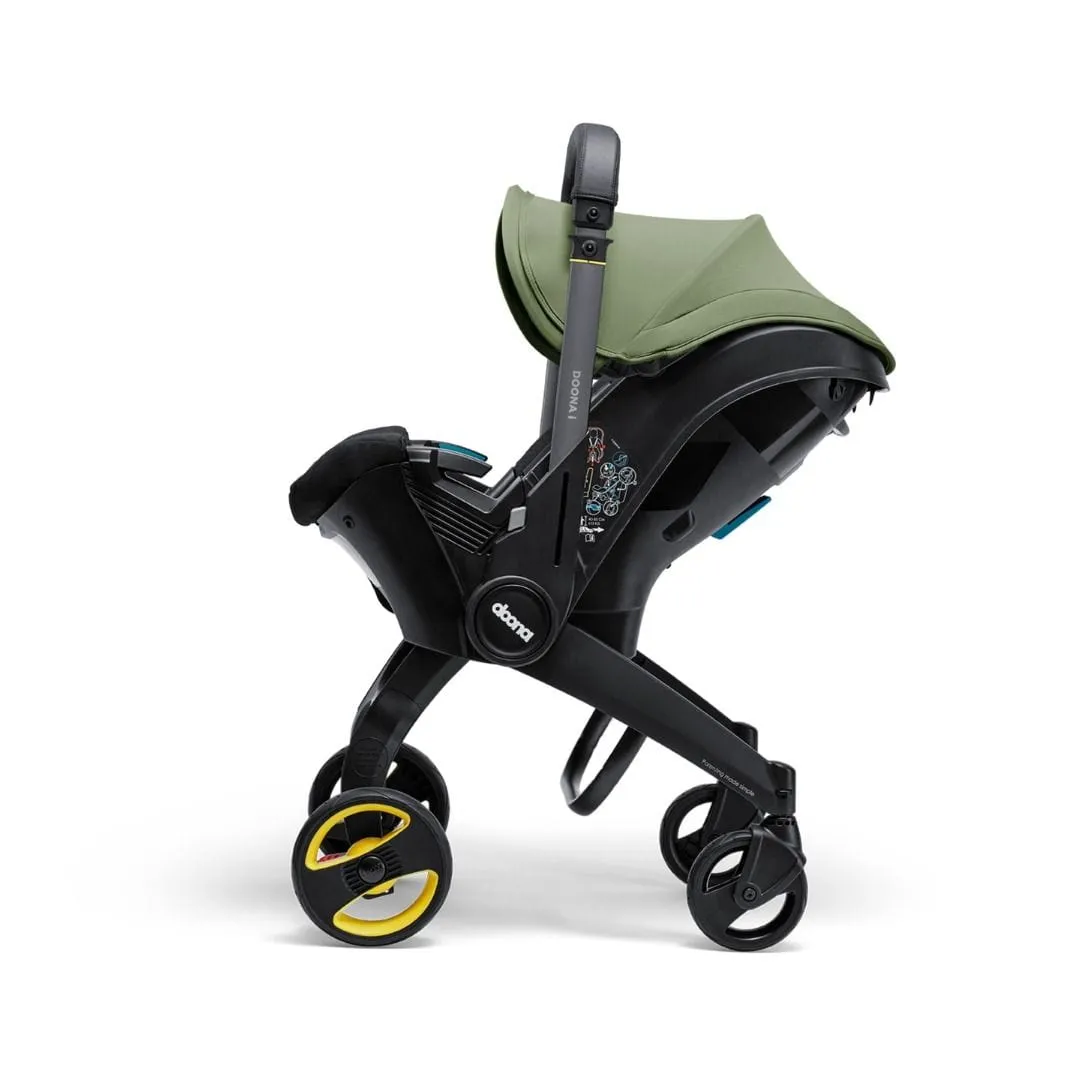 Doona i Infant Car Seat Stroller & i Isofix Base Desert Green
