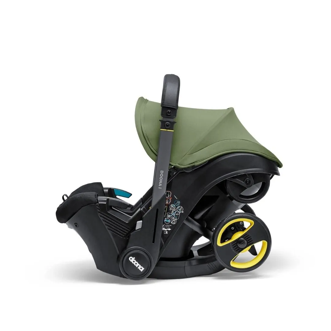 Doona i Infant Car Seat Stroller & i Isofix Base Desert Green