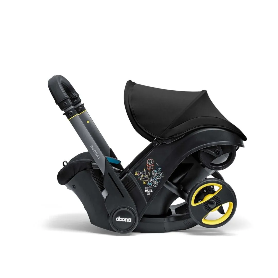 Doona i Infant Car Seat Stroller & i Isofix Base Nitro Black