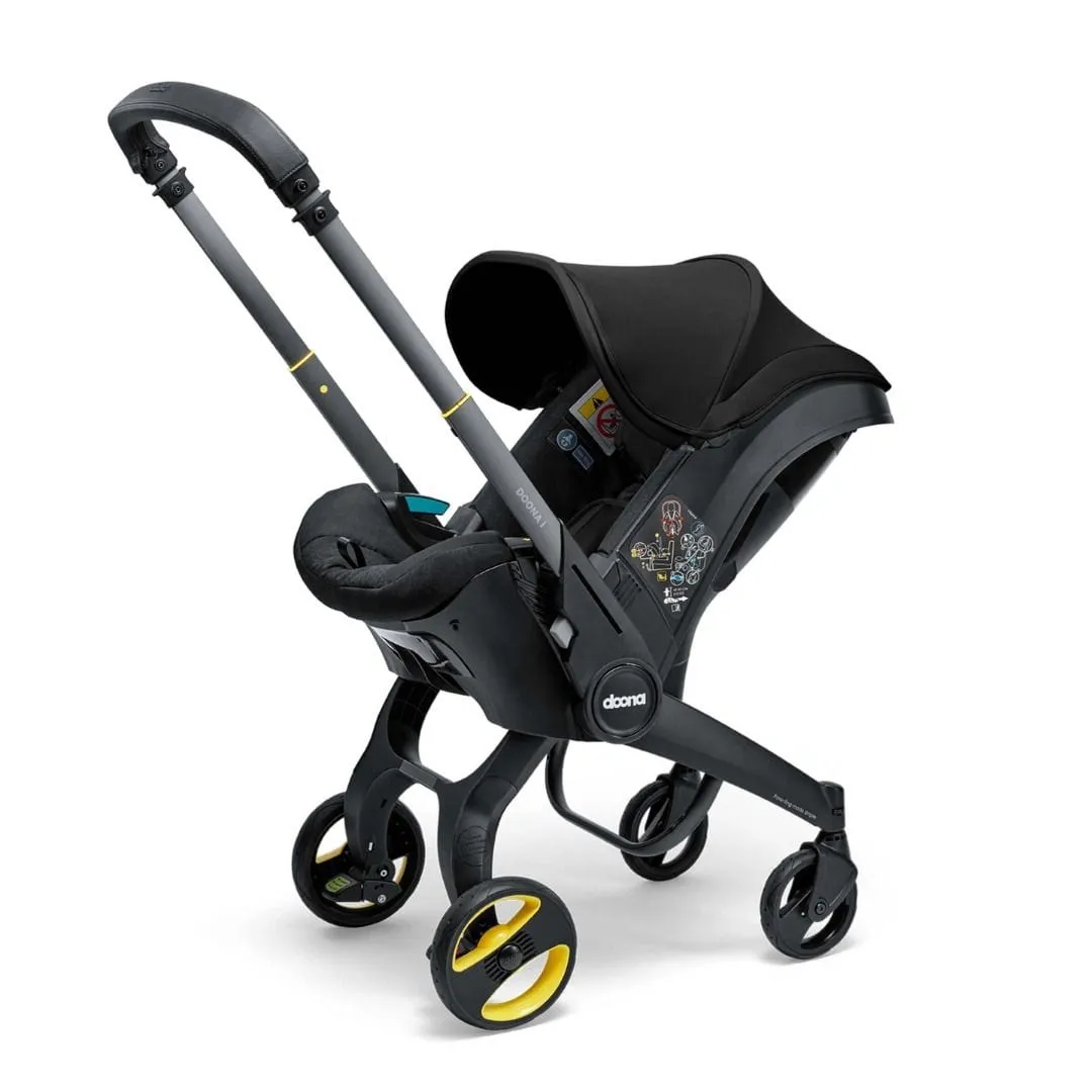 Doona i Infant Car Seat Stroller & i Isofix Base Nitro Black