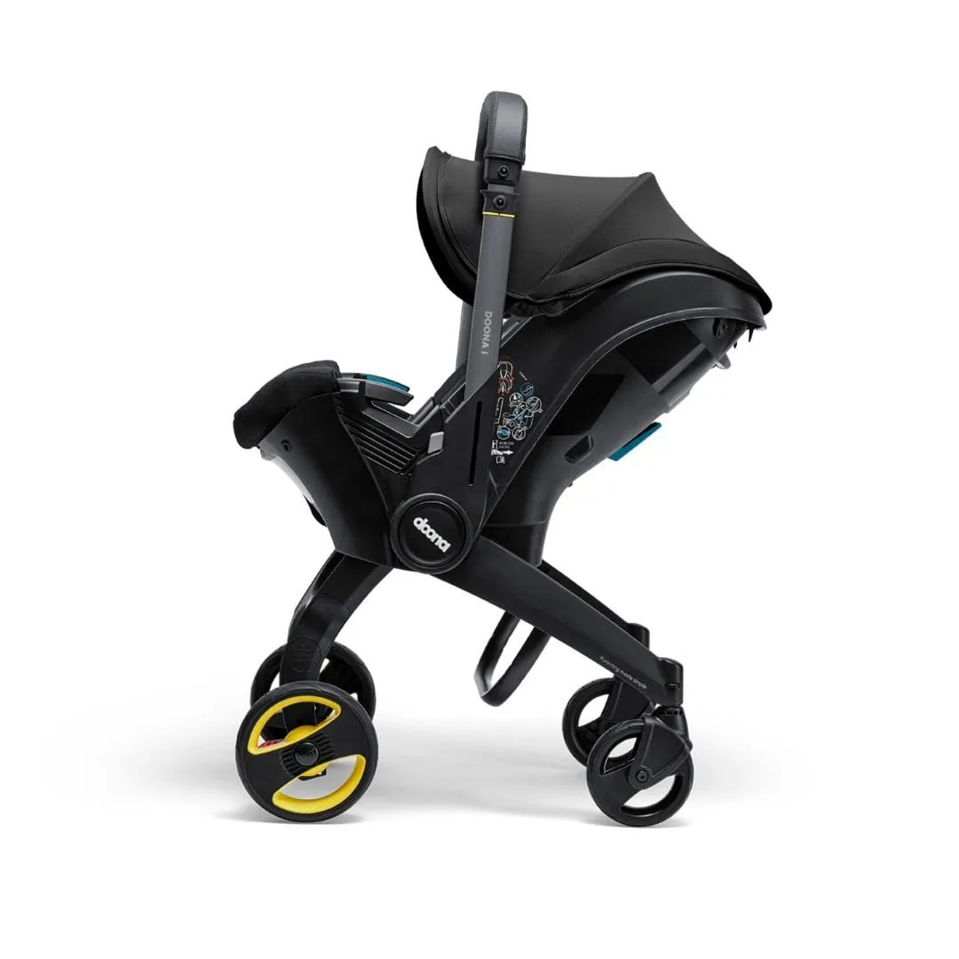 Doona i Infant Car Seat Stroller & i Isofix Base Nitro Black