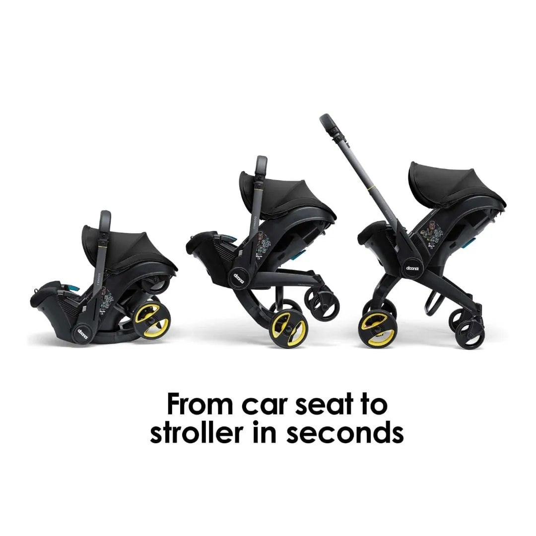 Doona i Infant Car Seat Stroller & i Isofix Base Nitro Black