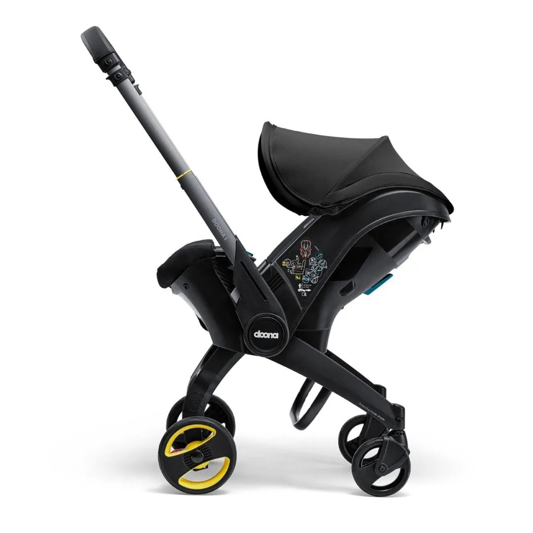 Doona i Infant Car Seat Stroller & i Isofix Base Nitro Black
