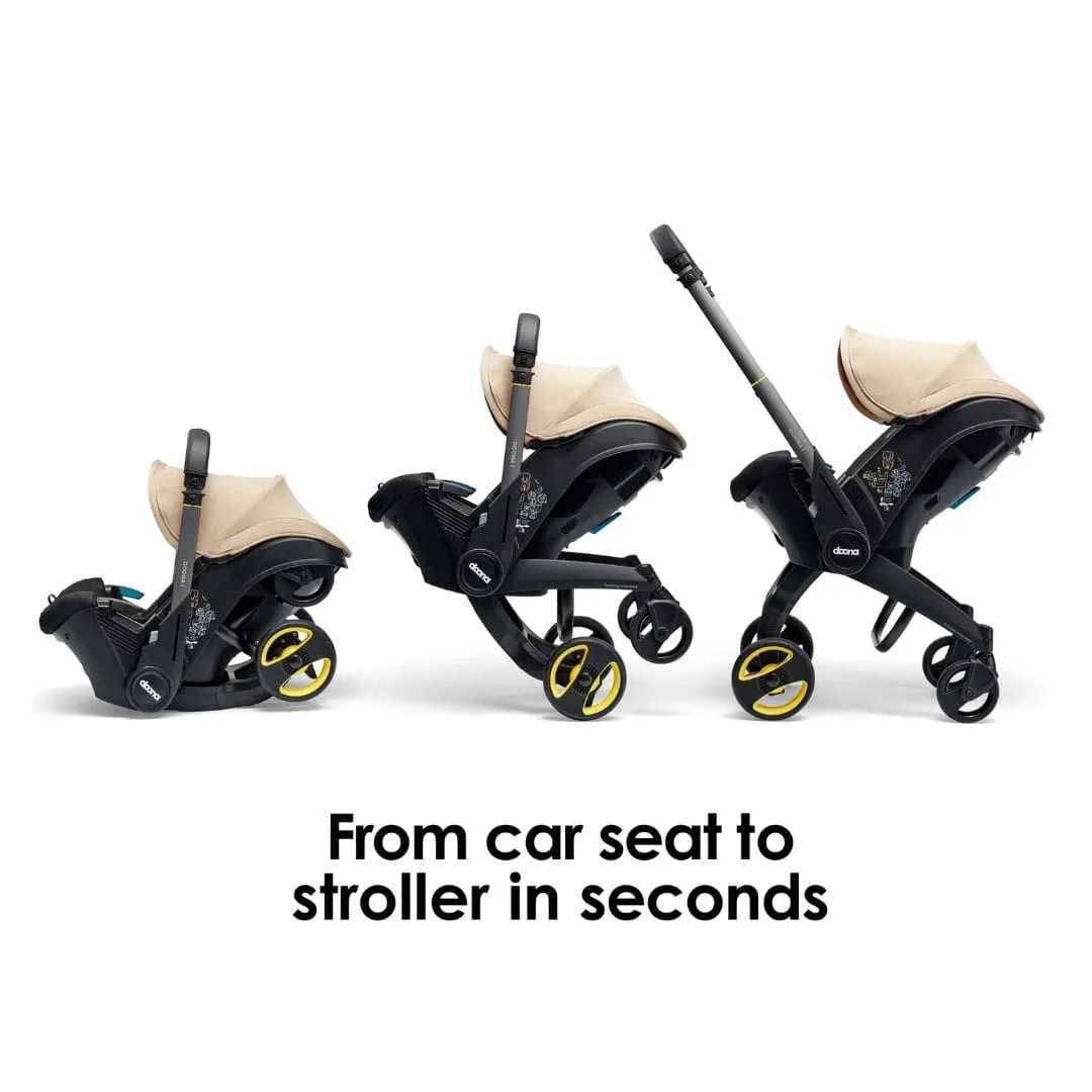 Doona i Infant Car Seat Stroller & i Isofix Base Sahara Sand